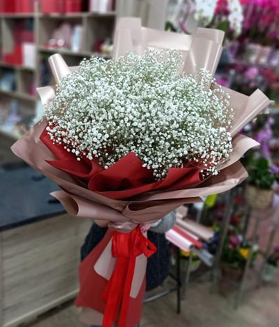 Букет цветов из: Гипсофила в Изоплите