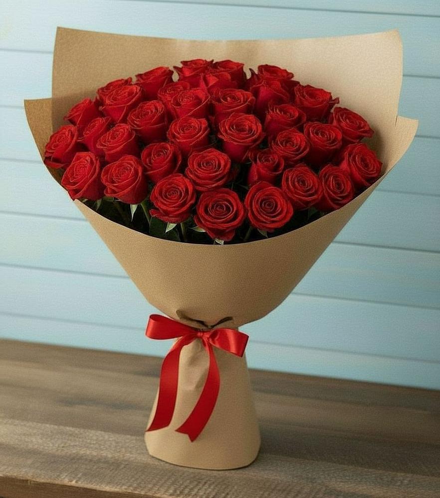 Букет Красные розы Милано в Изоплите