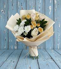 Букет цветов из:  Розы и Хризантемы в Изоплите