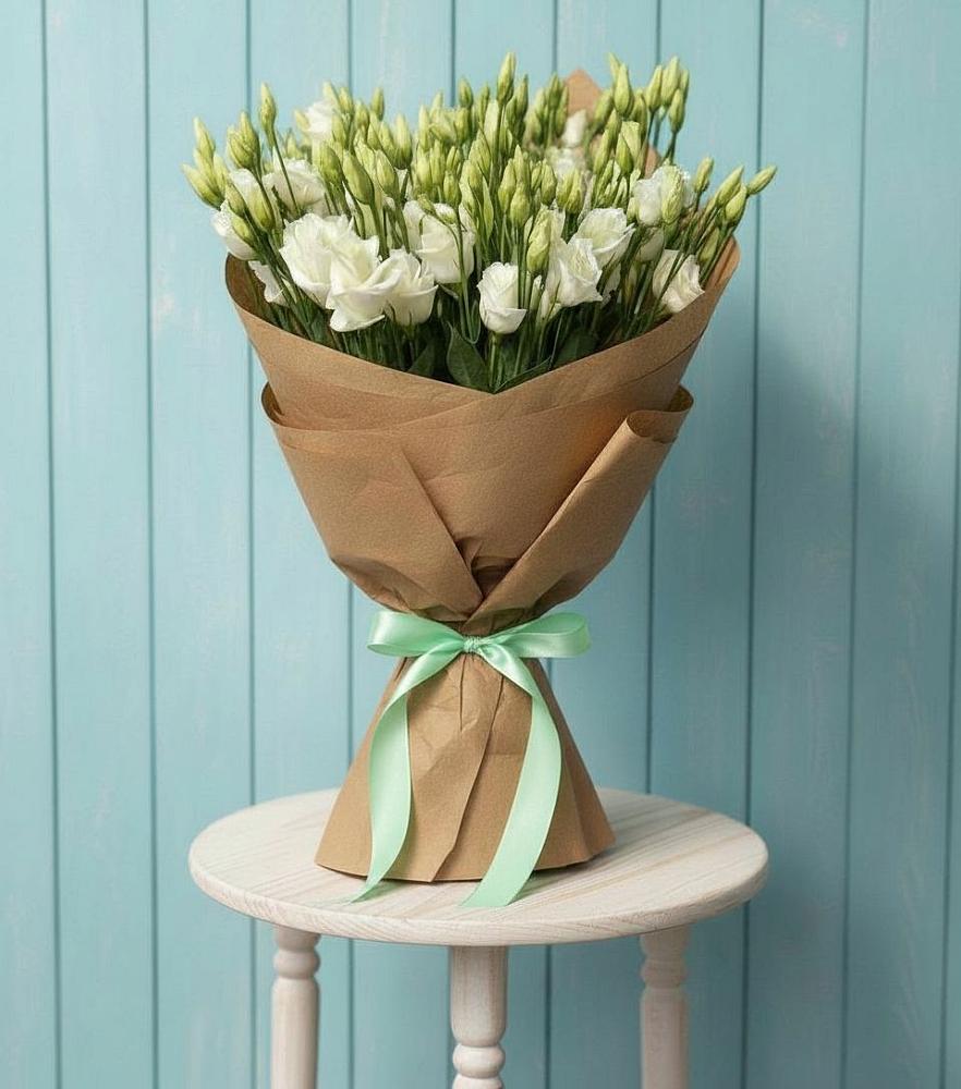 Букет цветов из: Лизиантусы в Изоплите