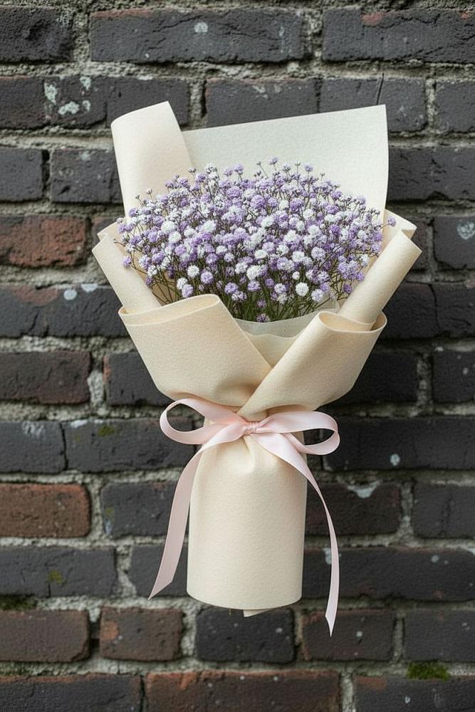 Букет цветов из: Гипсофила в Изоплите