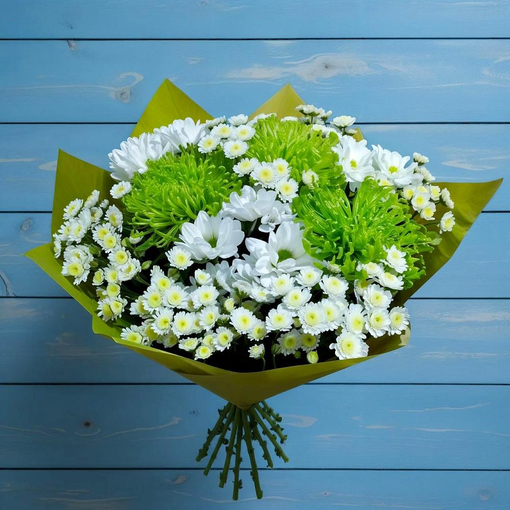 Букет цветов из: Хризантемы в Изоплите