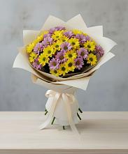 Букет цветов из:  Хризантемы #REPLACE_PRED# Изоплите