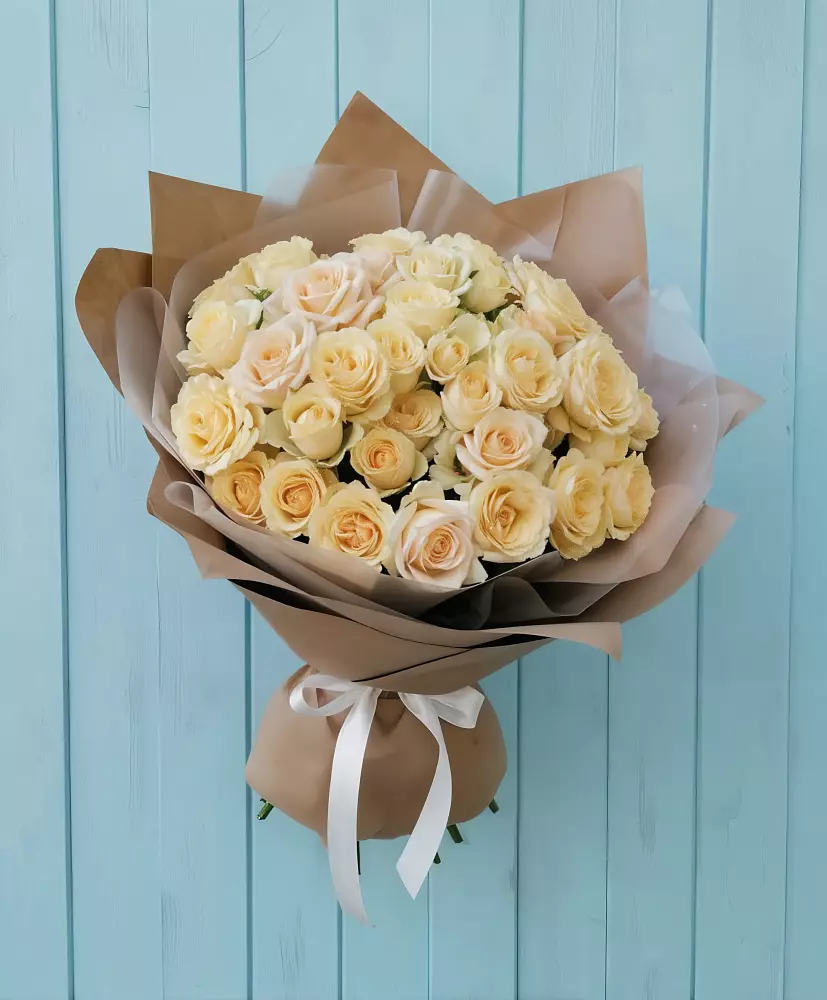 Букет Кремовое облако в Изоплите