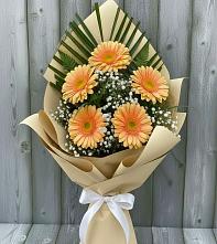 Букет цветов из:  Герберы в Изоплите